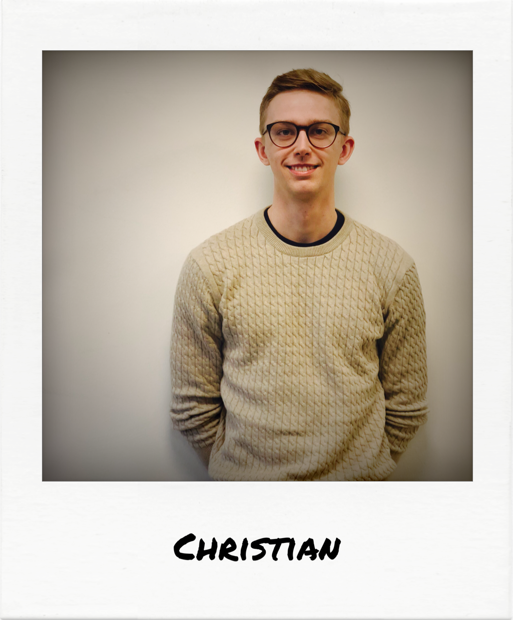 Christian, 21, studies IMK at CBS