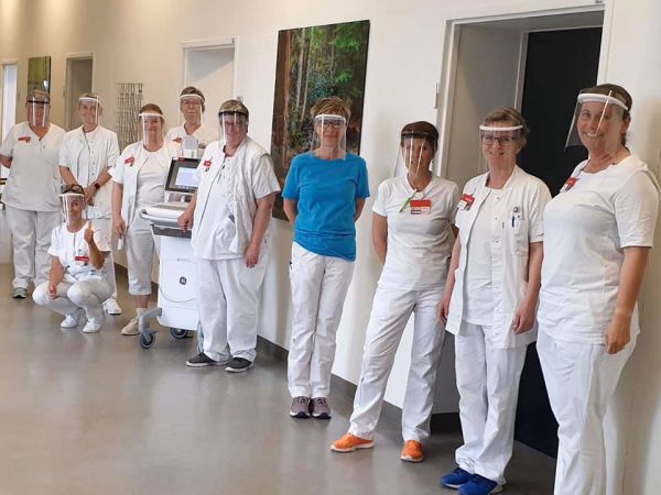 Health care personnel at Gentofte Hospital