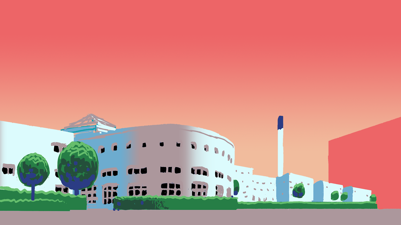 Illustration of Copenhagen Business School