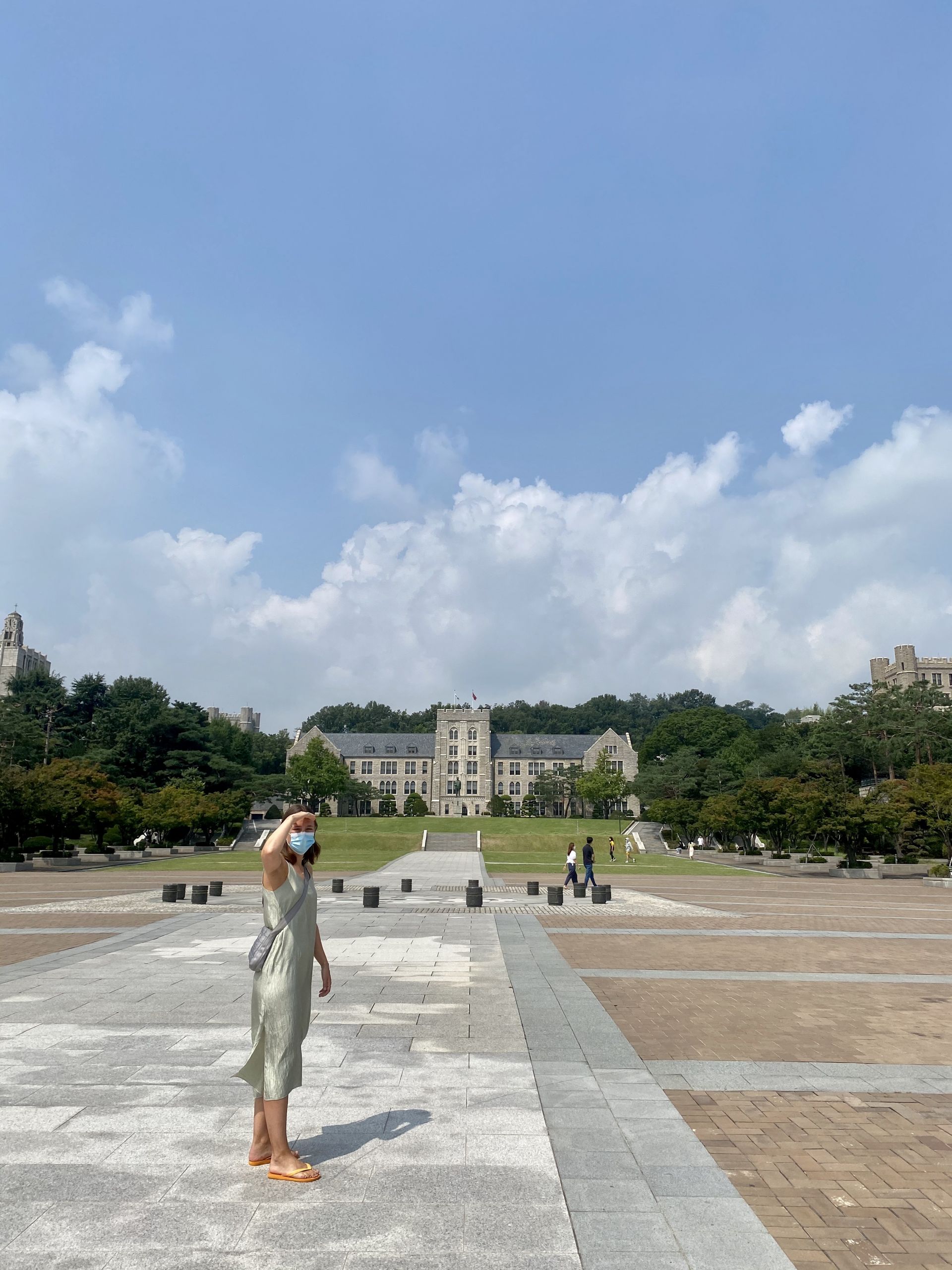 young student (female) in South Korea