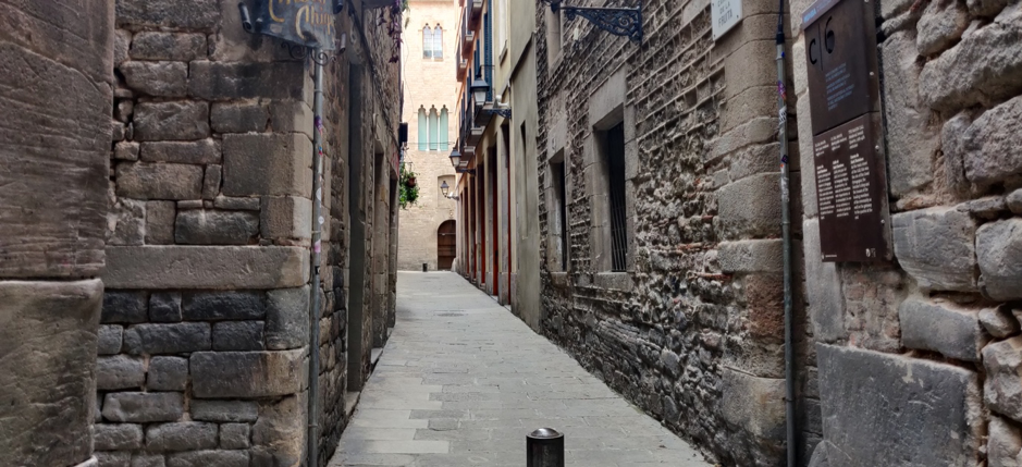 very old buildings in Barcelona