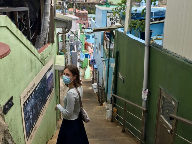 young woman in South Korea