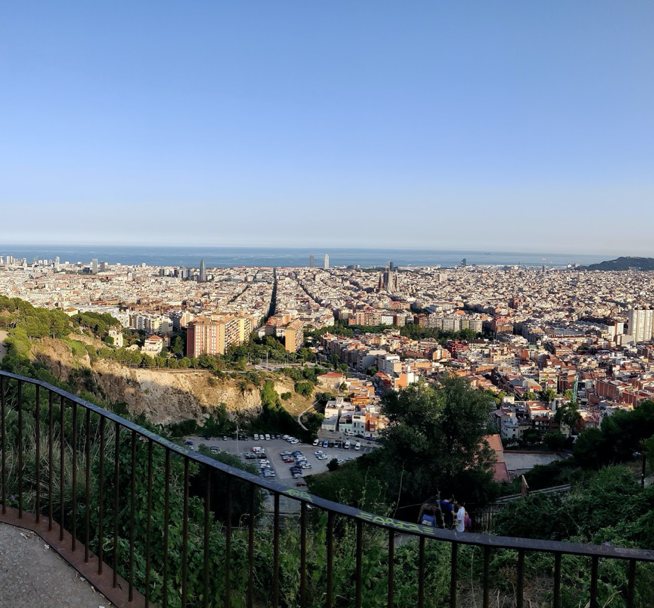 a view over Barcelona