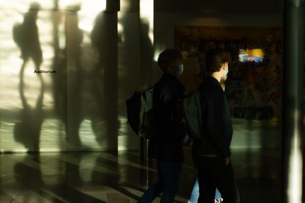 Shadows of students