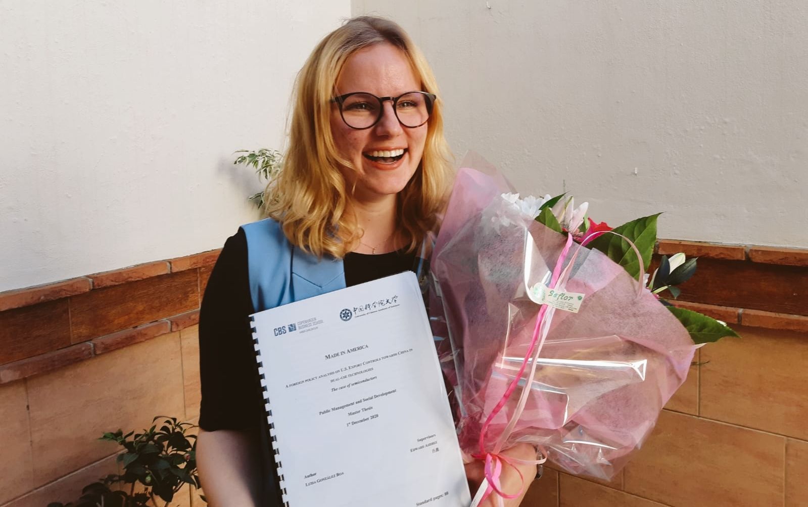 young woman graduating from CBS