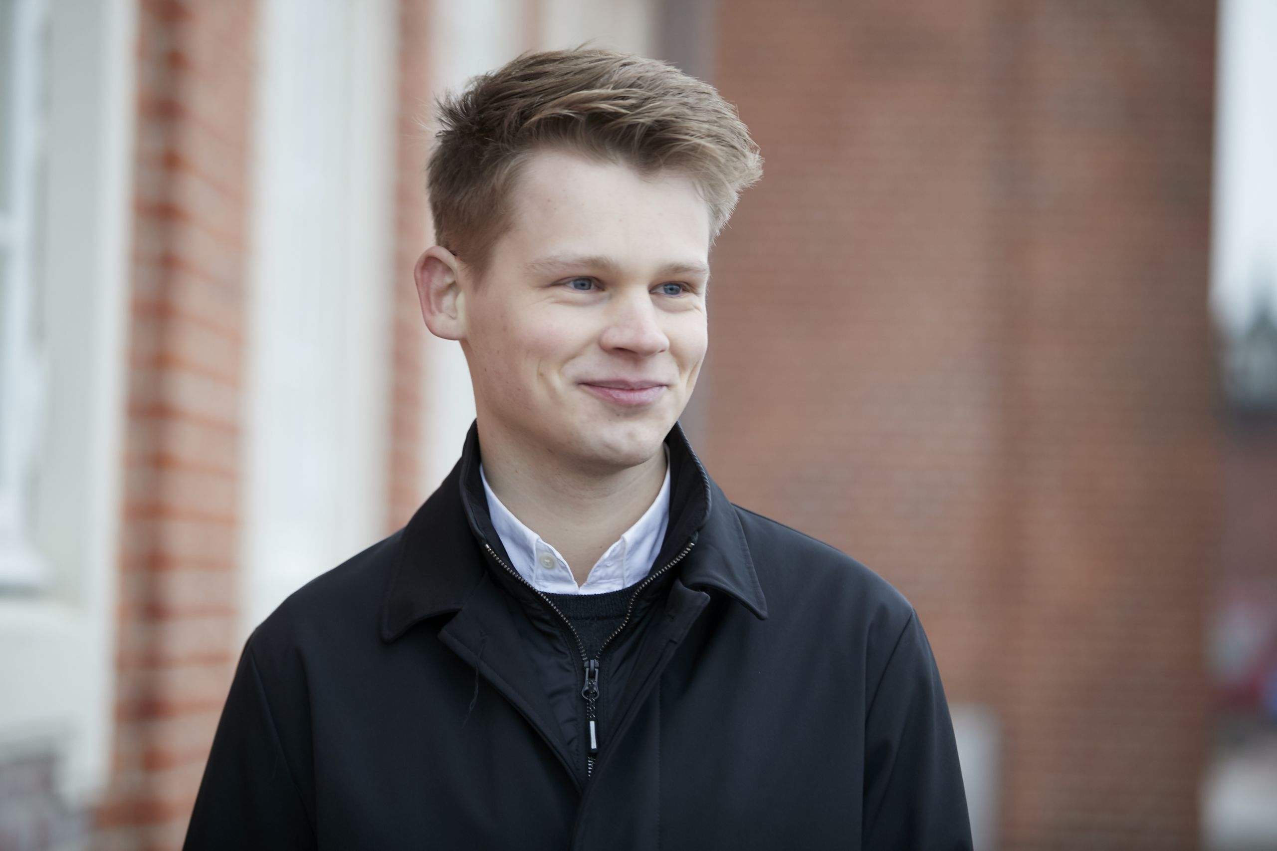 Portrait of young man