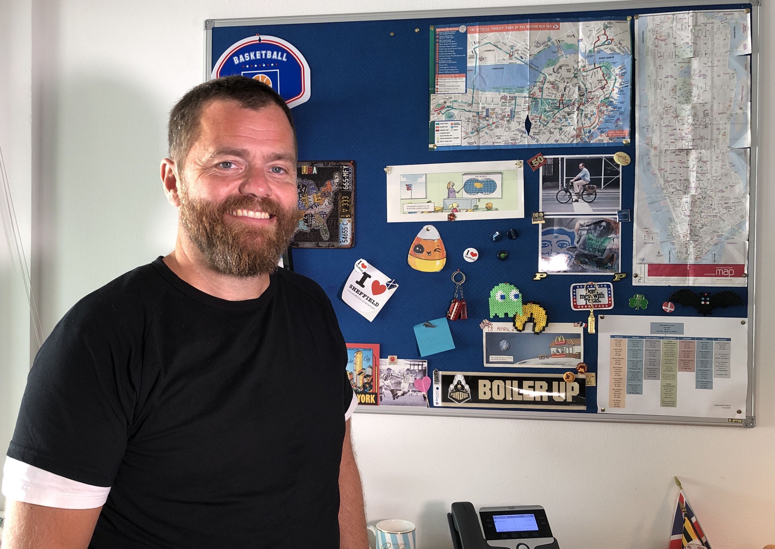 Man standing in his office