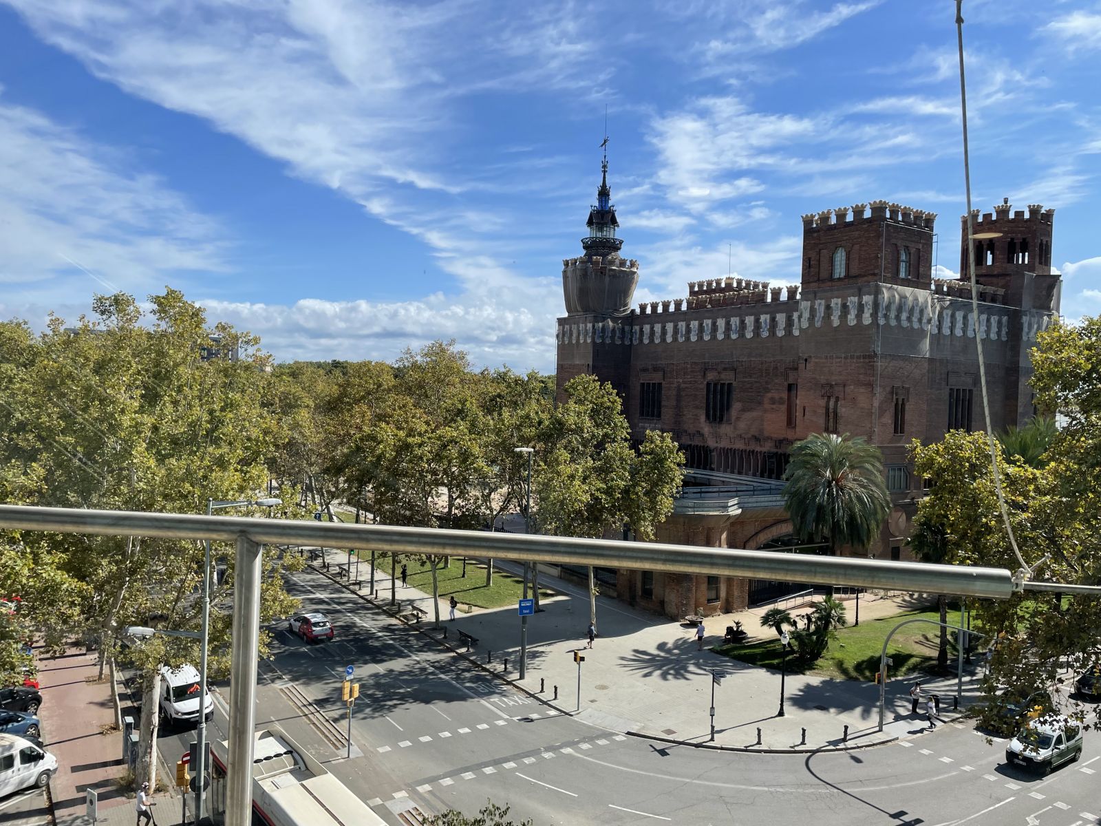 View from University in Barcelona