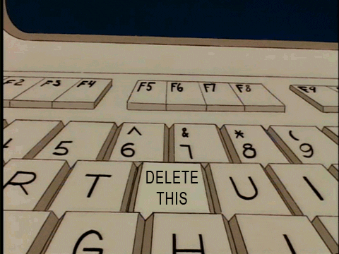 delete on computer