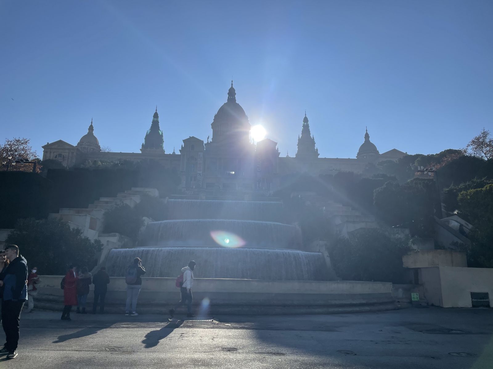 National museum outside - Barcelona